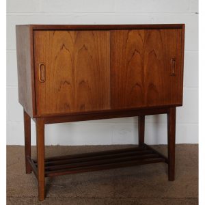 1950s Teak Record Cabinet Fletcher Grant Antiques