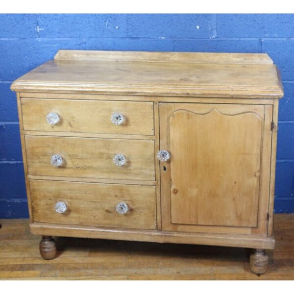 A Victorian Farmhouse Pine Sideboard or Dresser of Small Proportions - Image 2