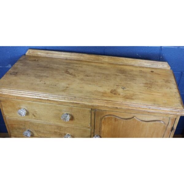 A Victorian Farmhouse Pine Sideboard or Dresser of Small Proportions - Image 9