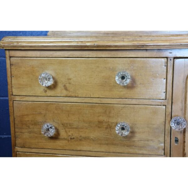 A Victorian Farmhouse Pine Sideboard or Dresser of Small Proportions - Image 7