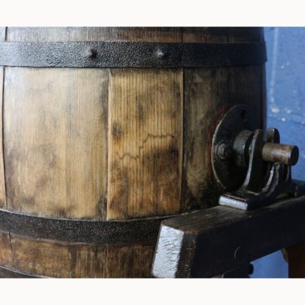 An Early C20th Oak Butter Churn on Pine Stand by Melotte Separator Sales Co Bristol - Image 5