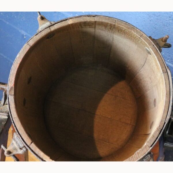 An Early C20th Oak Butter Churn on Pine Stand by Melotte Separator Sales Co Bristol - Image 4