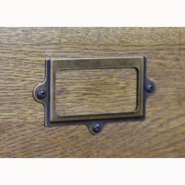 A Laura Ashley Oak 5 Drawer Haberdashery Plan Chest of Drawers - Image 6