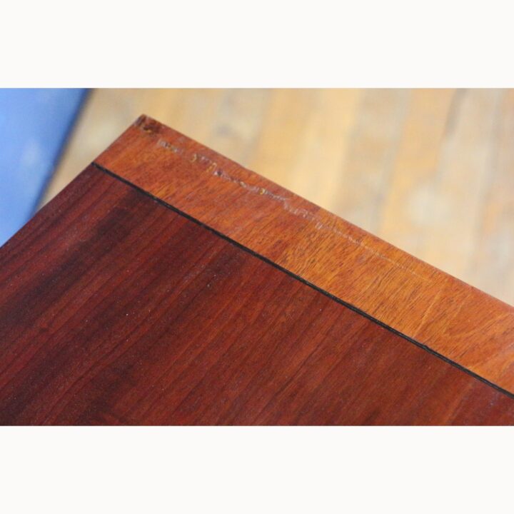 A Mid Victorian Mahogany 3 High Bedroom Chest of Drawers, Raised on Bracket Feet - Image 8