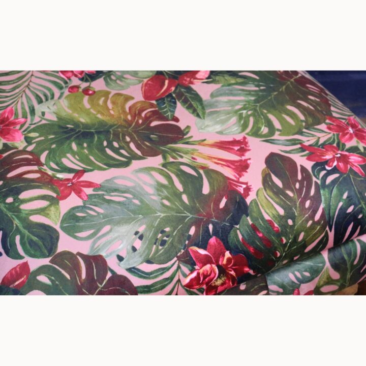 A Large Square Footstool or Ottoman with Storage, Reupholstered in Stylised Material Raised on Turned Supports - Image 6