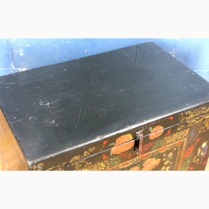 A Late C19th Early C20th Chinese Shanxi Trunk or Opera Chest - Image 10