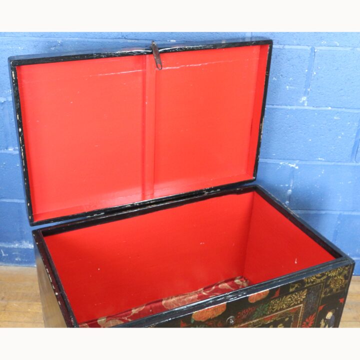 A Late C19th Early C20th Chinese Shanxi Trunk or Opera Chest - Image 4