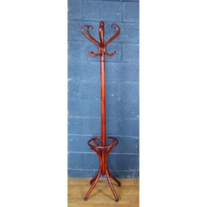 A Vintage Edwardian Thornet Style Bentwood Coat, Hat, Stick Stand